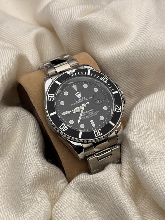 Black Stone Two Tone Silver Model